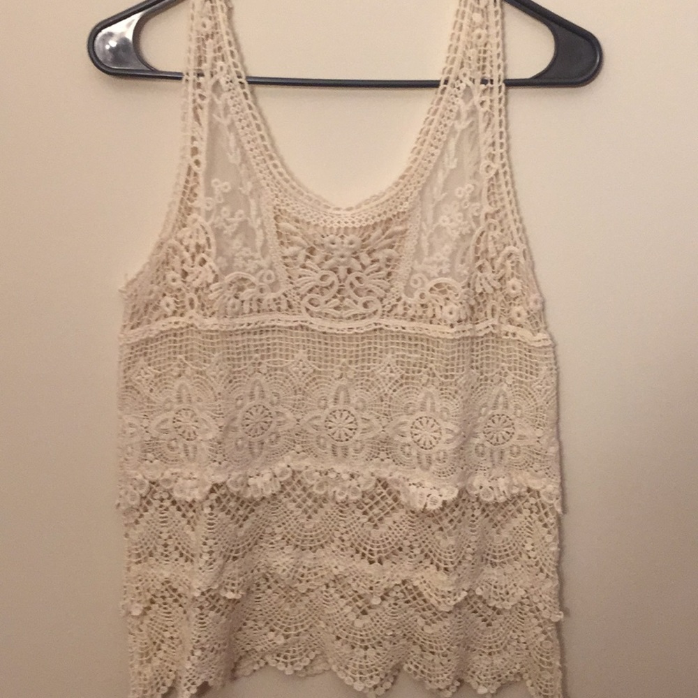 Super cute lace coverup